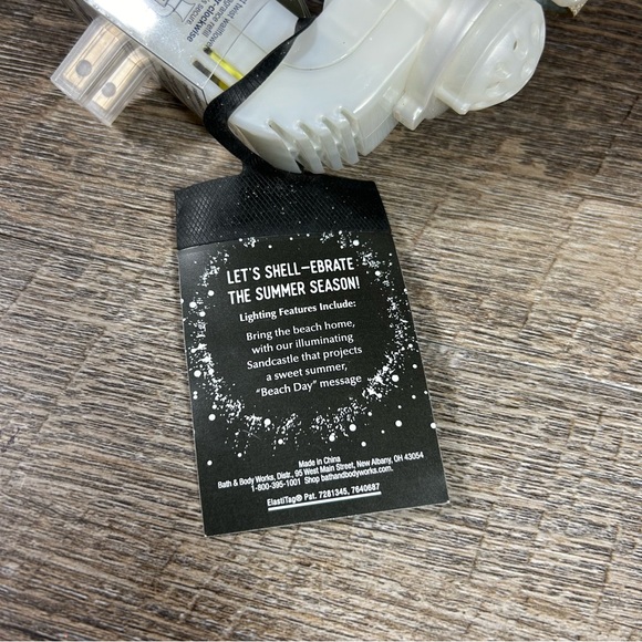 Bath and Body Works Wallflower Plug In Light Up BEACH DAY Sand Castle Projector - Picture 8 of 8